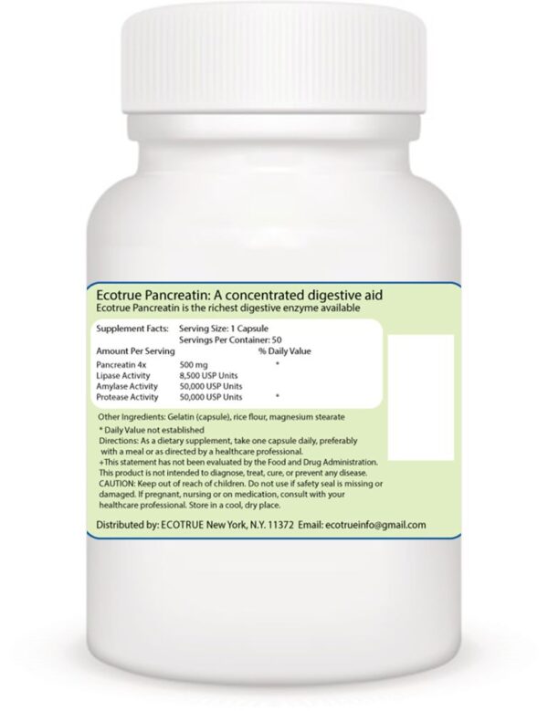 Pancreatin 50 Capsules - Image 3